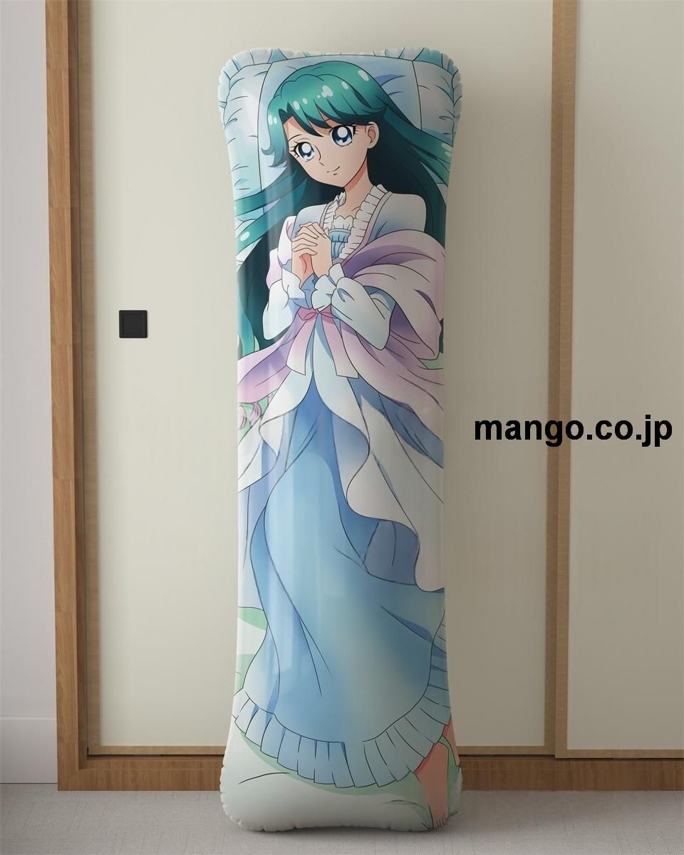 【抱き枕カバー / 等身大】 アニメ抱き枕カバープリキュアシリーズはるか＆みなみ大型クッションキャラクターグッズPVC製コレクション用｜PVC エアクッション 等身大サイズ 立体ディスプレイ 2