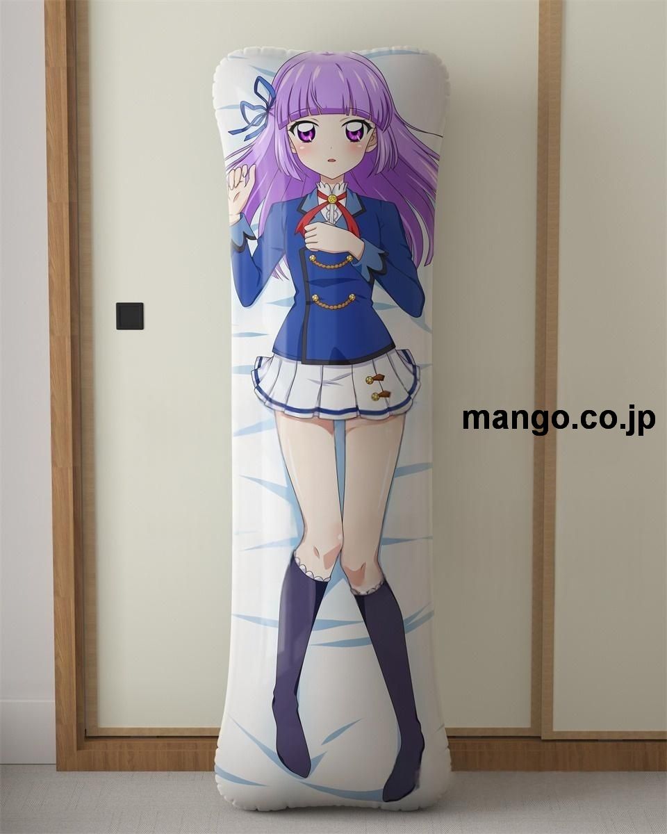 【抱き枕カバー / 等身大】 アニメ抱き枕カバーアイカツ!氷上スミレ大型クッションキャラクターグッズPVC製コレクション用｜等身大エアクッション ビッグサイズ PVC製 アニメグッズ