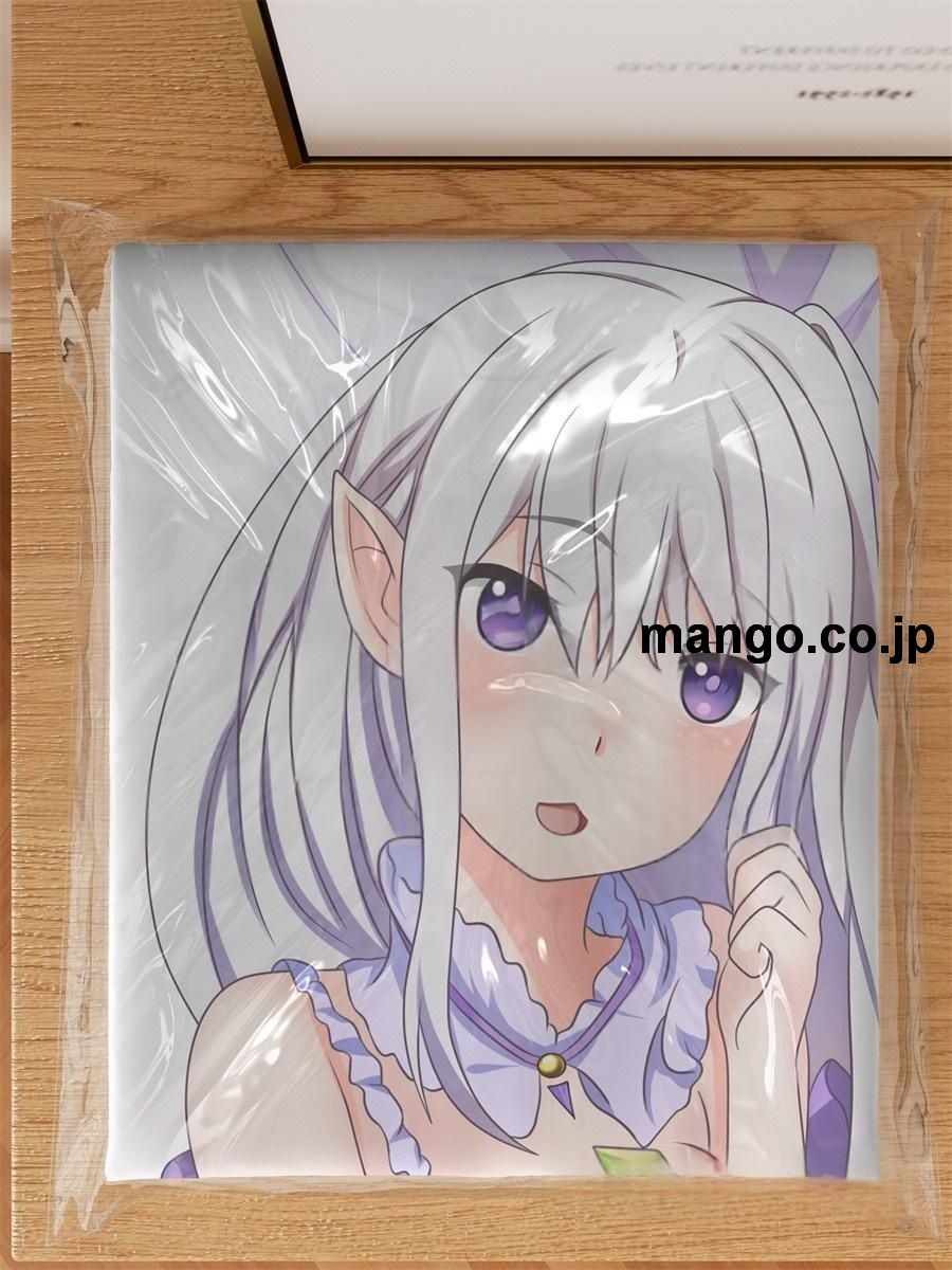 【抱き枕カバー / 等身大】 アニメ抱き枕カバーReゼロから始める異世界生活エミリア大型クッションキャラクターグッズPVC製コレクション用 ビッグサイズ 等身大クッション 立体キャラクターアイテム 3