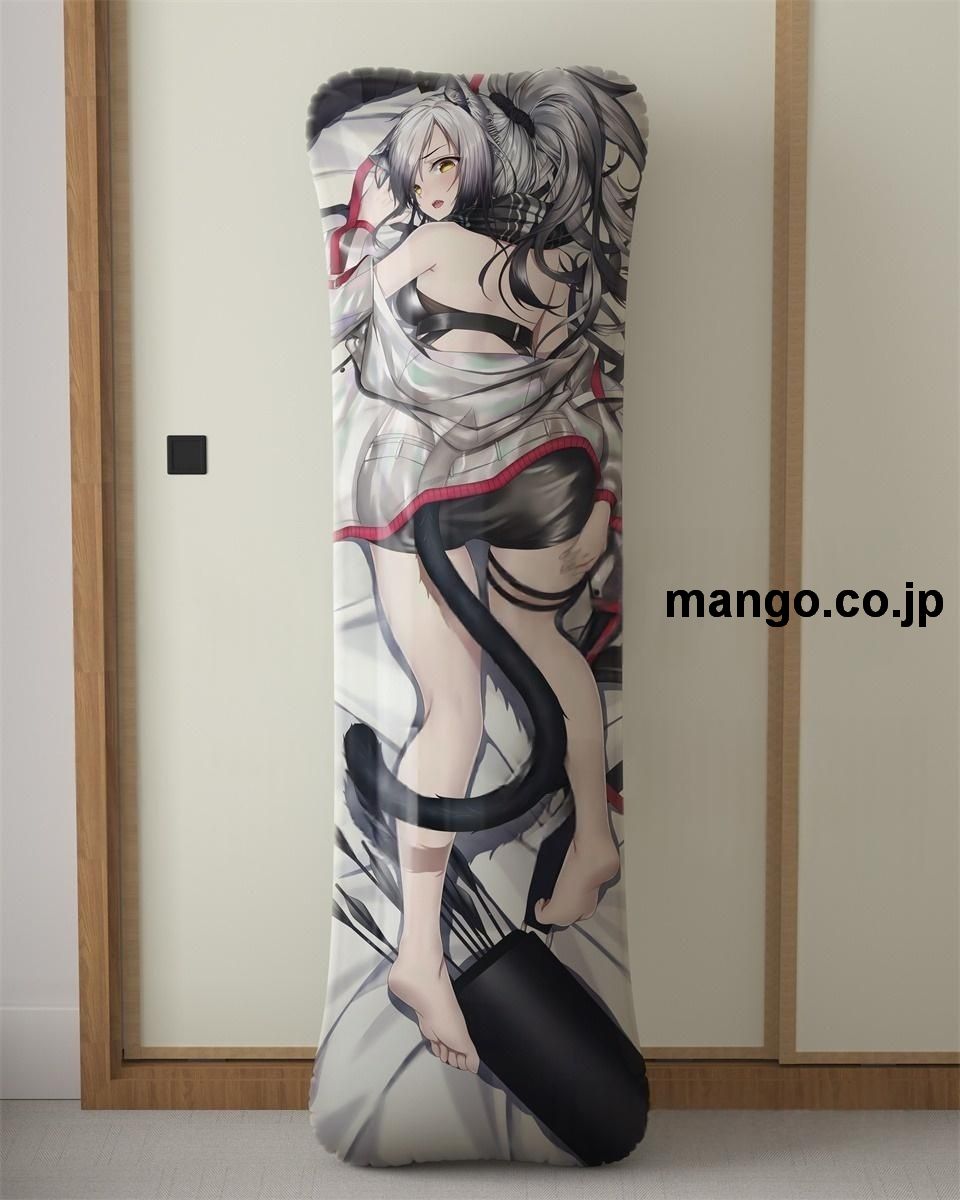 【抱き枕カバー / 等身大】 アニメ抱き枕カバーアークナイツシュヴァルツ大型クッションキャラクターグッズPVC製コレクション用｜PVC エアクッション 等身大サイズ 立体ディスプレイ 2
