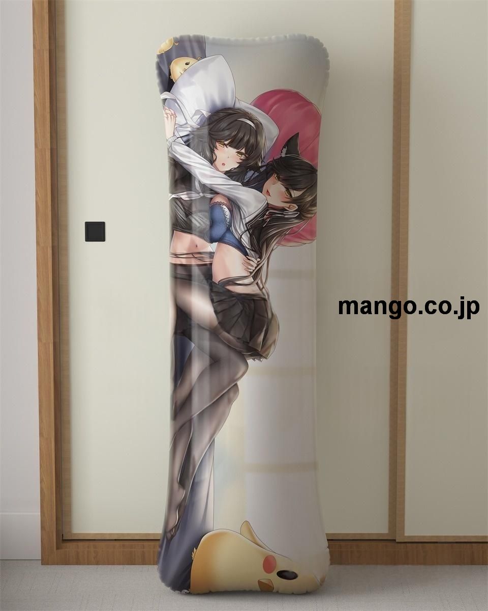 【抱き枕カバー / 等身大】 アニメ抱き枕カバー高雄愛宕(アズールレーン)大型クッションキャラクターグッズPVC製コレクション用 ビッグサイズ 等身大クッション 立体キャラクターアイテム 2