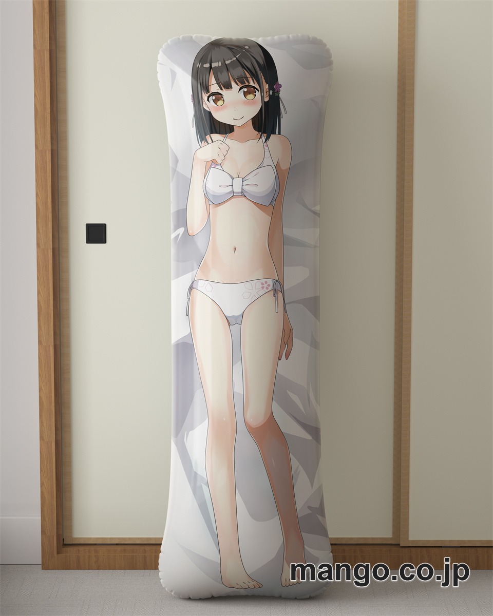 【抱き枕カバー / 等身大】 アニメ抱き枕カバーOneRoom花坂結衣大型クッションキャラクターグッズPVC製コレクション用｜等身大エアクッション ビッグサイズ PVC製 アニメグッズ