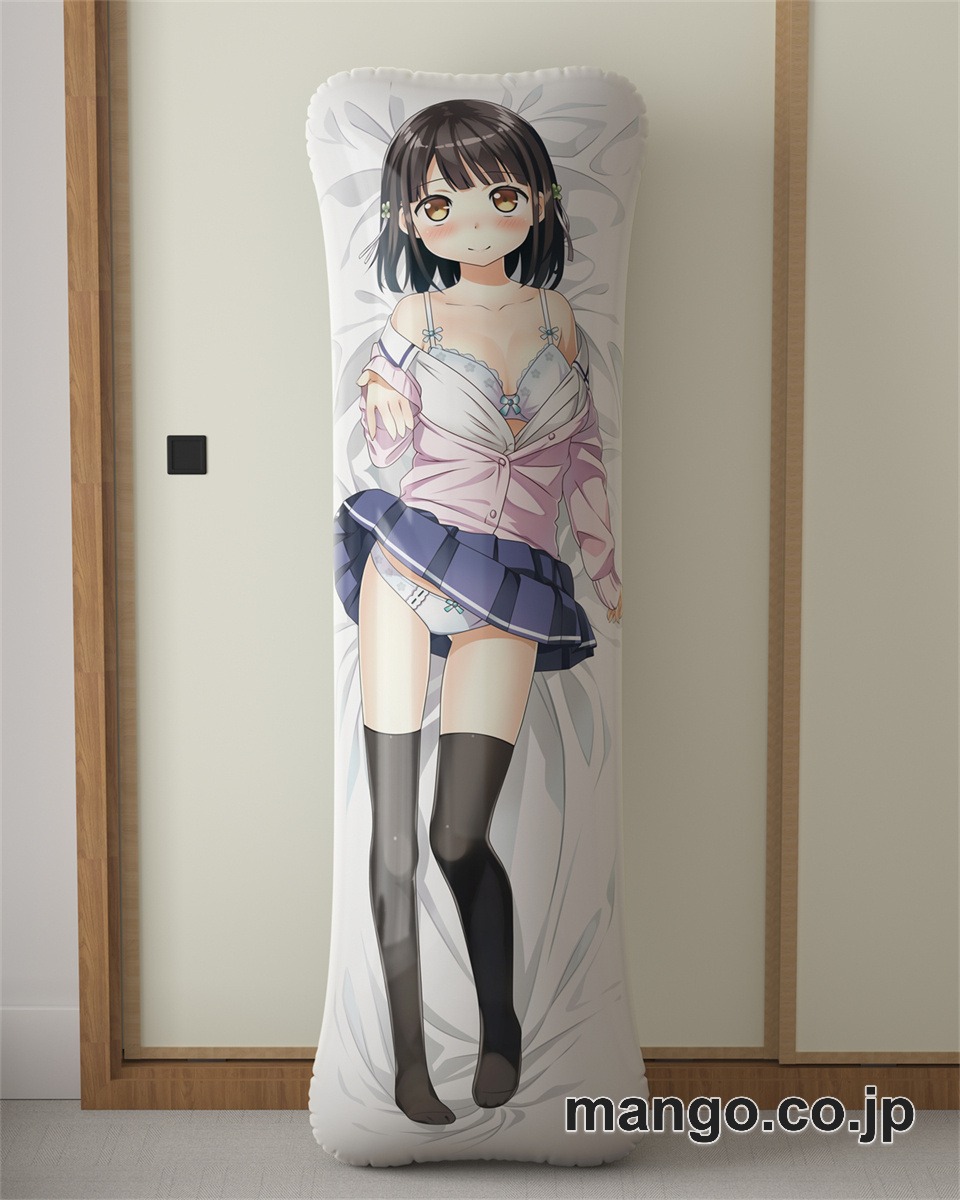 【抱き枕カバー / 等身大】 アニメ抱き枕カバーOneRoom花坂結衣大型クッションキャラクターグッズPVC製コレクション用｜等身大エアクッション ビッグサイズ PVC製 アニメグッズ 2