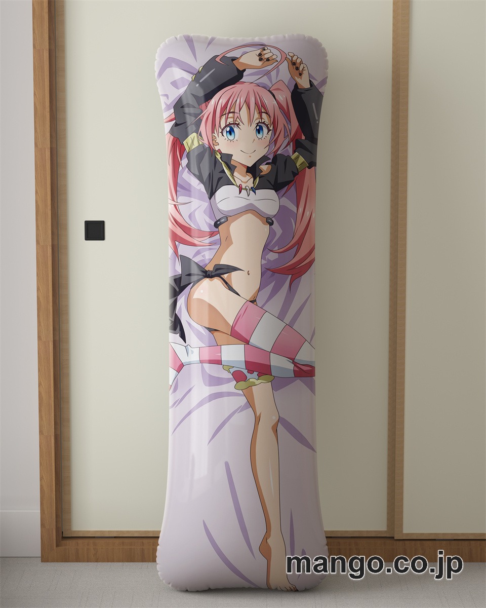 【抱き枕カバー / 等身大】 アニメ抱き枕カバー「転生したらスライムだった件」描き下ろし大型クッションキャラクターグッズPVC製コレクション用｜空気ビニール製 等身大抱き枕 コレクション向けグッズ