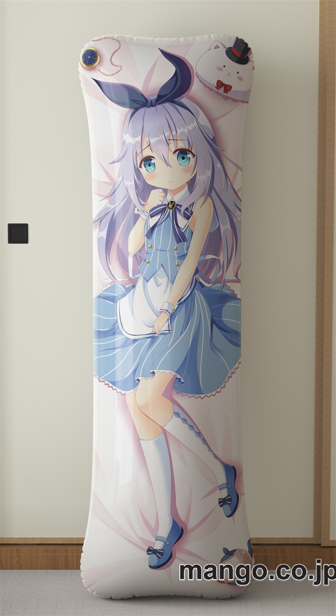 【抱き枕カバー / 等身大】 アニメ抱き枕カバーチノ大型クッションキャラクターグッズPVC製コレクション用｜空気ビニール製 等身大抱き枕 コレクション向けグッズ