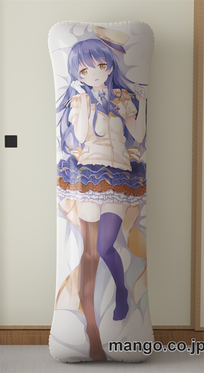 【抱き枕カバー / 等身大】 アニメ抱き枕カバーラブライブ!Schoolidolproject園田海未大型クッションキャラクターグッズPVC製コレクション用｜等身大エアクッション ビッグサイズ PVC製 アニメグッズ