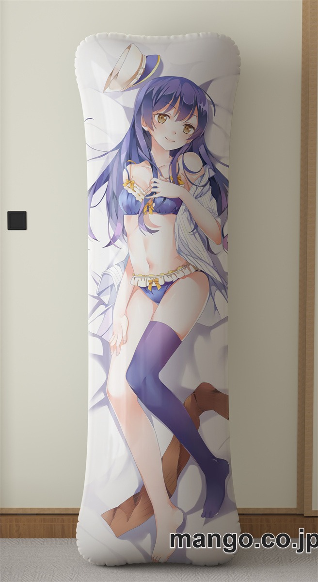 【抱き枕カバー / 等身大】 アニメ抱き枕カバーラブライブ!Schoolidolproject園田海未大型クッションキャラクターグッズPVC製コレクション用｜等身大エアクッション ビッグサイズ PVC製 アニメグッズ 2