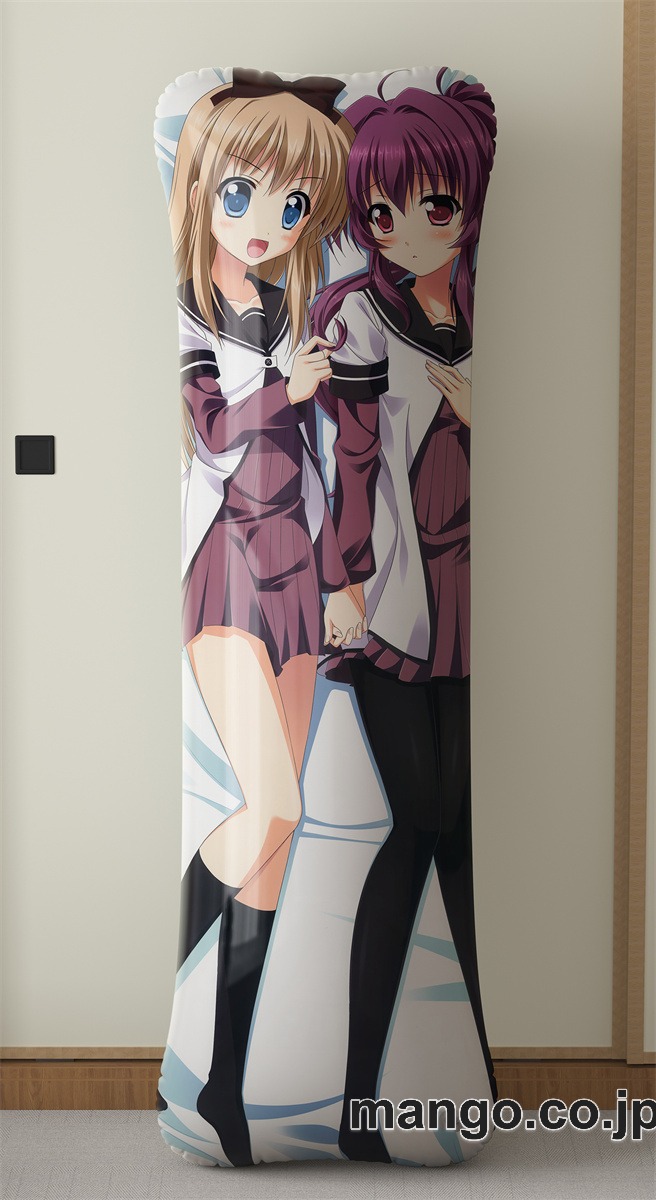 【抱き枕カバー / 等身大】 アニメ抱き枕カバーゆるゆり大型クッションキャラクターグッズPVC製コレクション用｜空気ビニール製 等身大抱き枕 コレクション向けグッズ