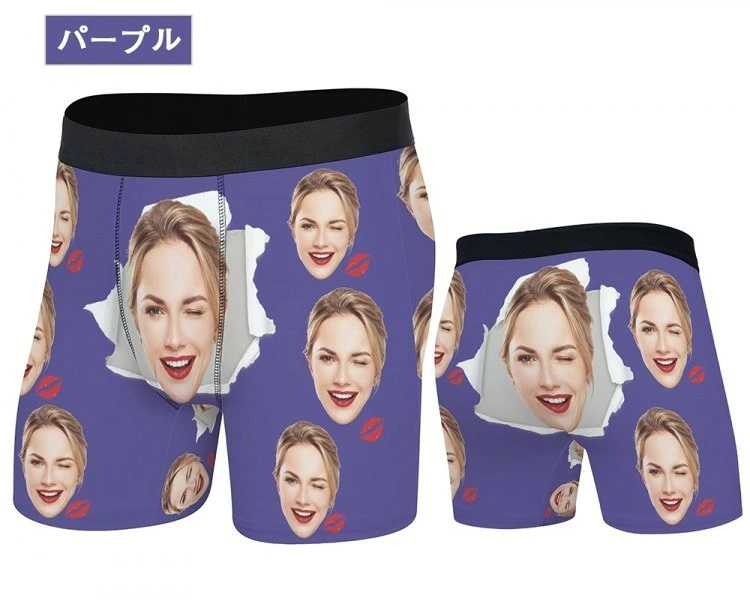 お得な直販特価！写真入りオリジナルボクサーパンツ｜快適履き心地 ギフト対応 8