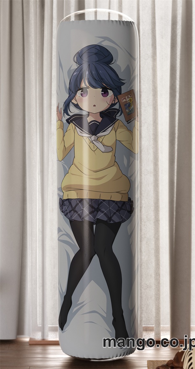 【おきあがりこぼし】PVC フィギュア風 / 立体ディスプレイ アニメ キャラクター バランスクッション【ゆるキャン】志摩リン PVC製 キャラクターグッズ コレクション用 2