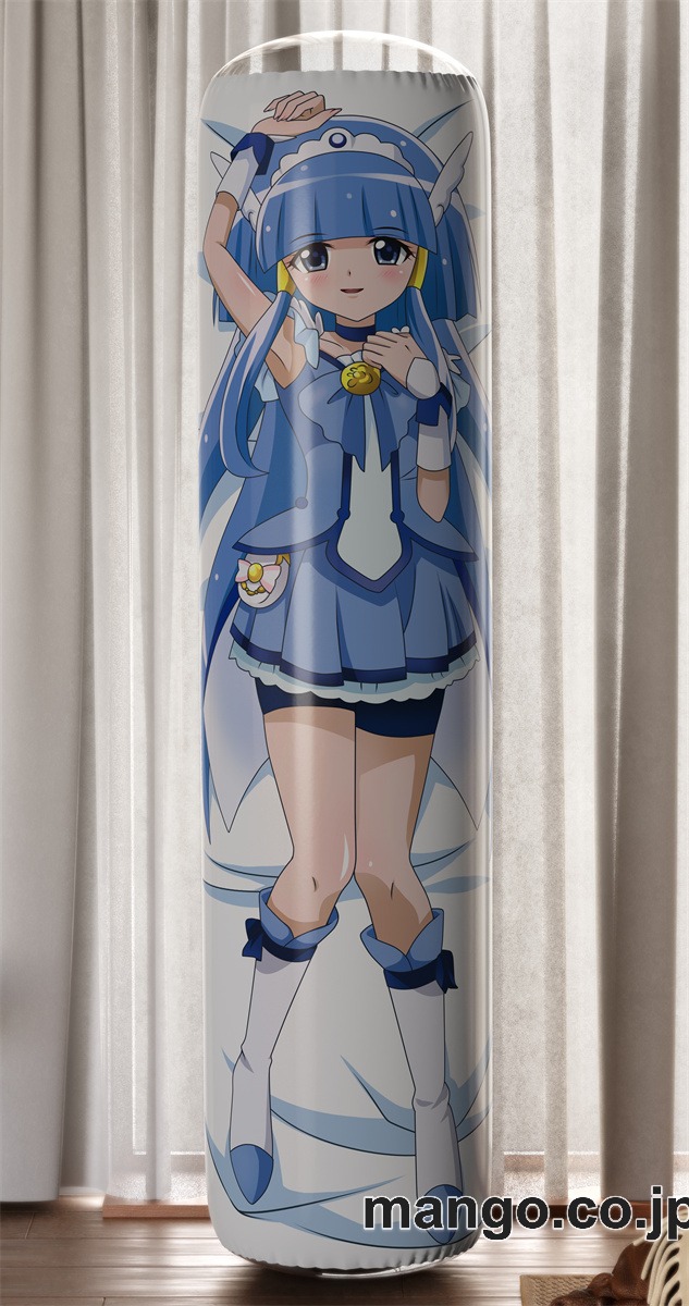 【おきあがりこぼし】PVC フィギュア風 / 立体ディスプレイ アニメ キャラクター バランスクッション【スマイルプリキュア！】青木れいかキュアビューティ PVC製 キャラクターグッズ コレクション用 2