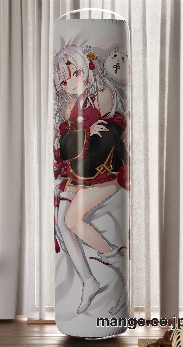 【おきあがりこぼし】PVC フィギュア風 / 立体ディスプレイ アニメ キャラクター バランスクッション【バーチャルYoutuber】百鬼あやめ PVC製 キャラクターグッズ コレクション用