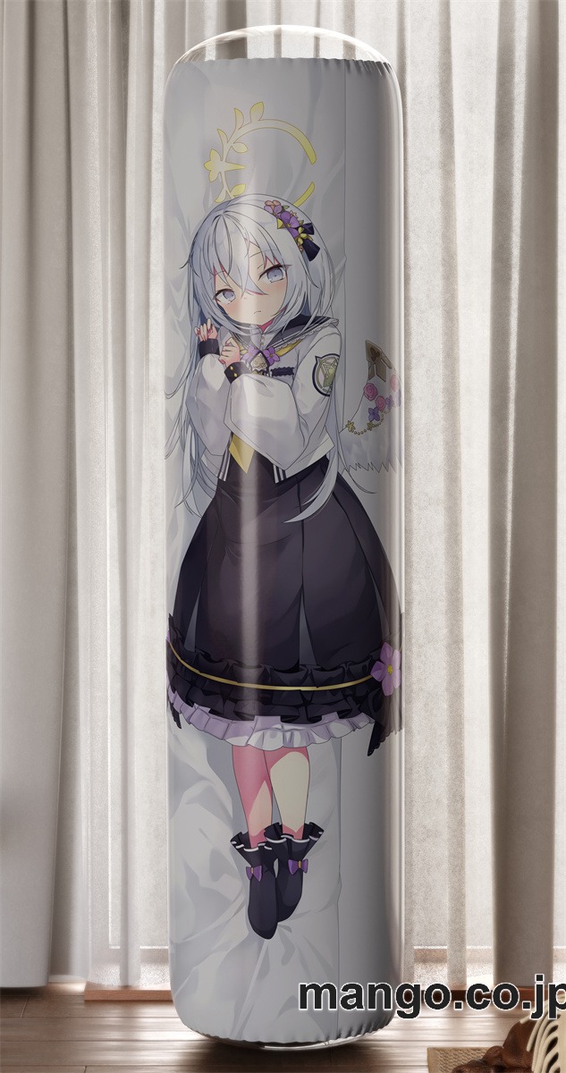【おきあがりこぼし】PVC フィギュア風 / 立体ディスプレイ アニメ キャラクター バランスクッション【ブルーアーカイブ】白洲アズサ PVC製 キャラクターグッズ コレクション用 2