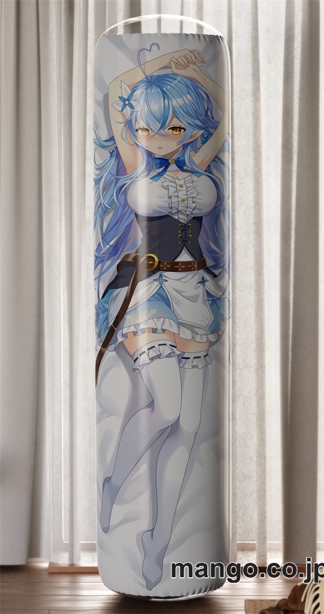 【おきあがりこぼし】PVC フィギュア風 / 立体ディスプレイ アニメ キャラクター バランスクッション【バーチャルYoutuber】雪花ラミィさん PVC製 キャラクターグッズ コレクション用