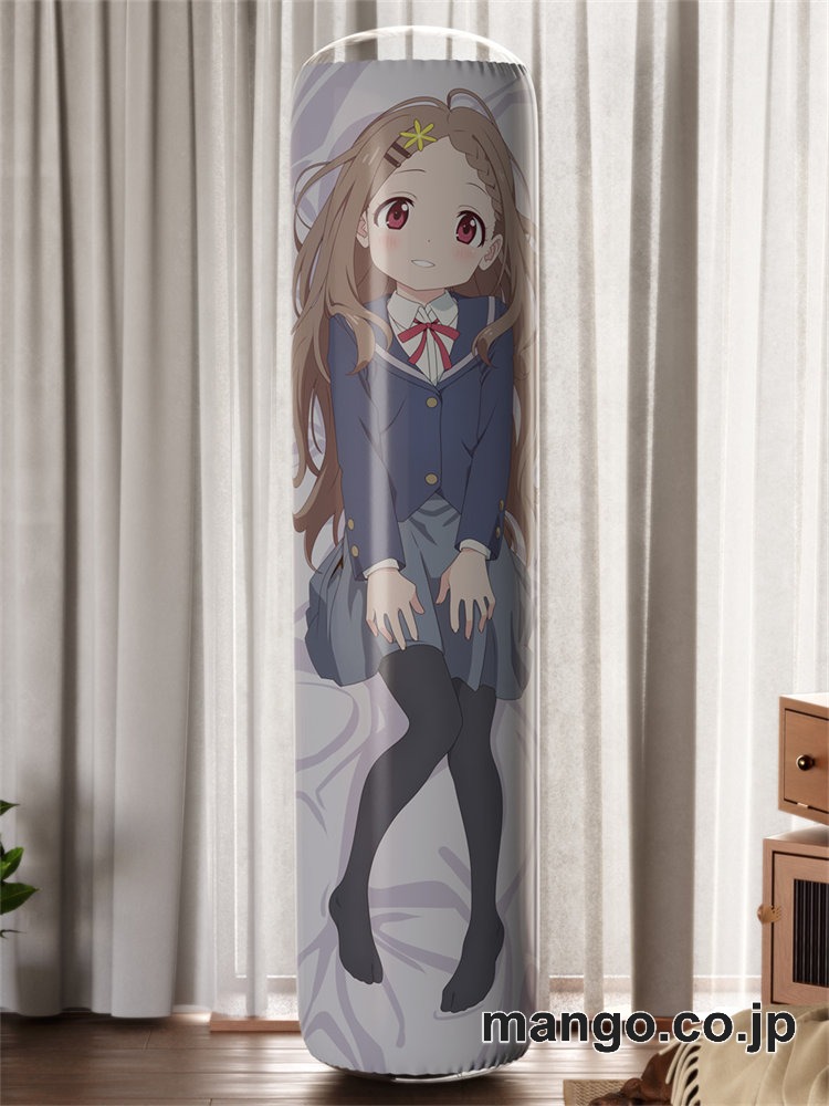【おきあがりこぼし】PVC フィギュア風 / 立体ディスプレイ アニメ キャラクター バランスクッション【ヤマノススメ】青羽ここな PVC製 キャラクターグッズ コレクション用