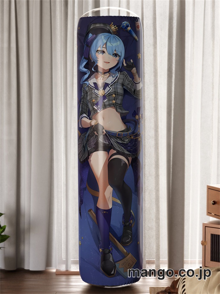 【おきあがりこぼし】PVC フィギュア風 / 立体ディスプレイ アニメ キャラクター バランスクッション【バーチャルYoutuber】星街すいせい PVC製 キャラクターグッズ コレクション用 2