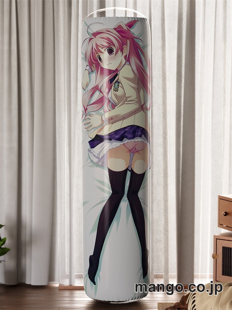 【おきあがりこぼし】PVC フィギュア風 / 立体ディスプレイ アニメ キャラクター バランスクッション【『ChaoS;HEAd』】咲畑梨深 PVC製 キャラクターグッズ コレクション用