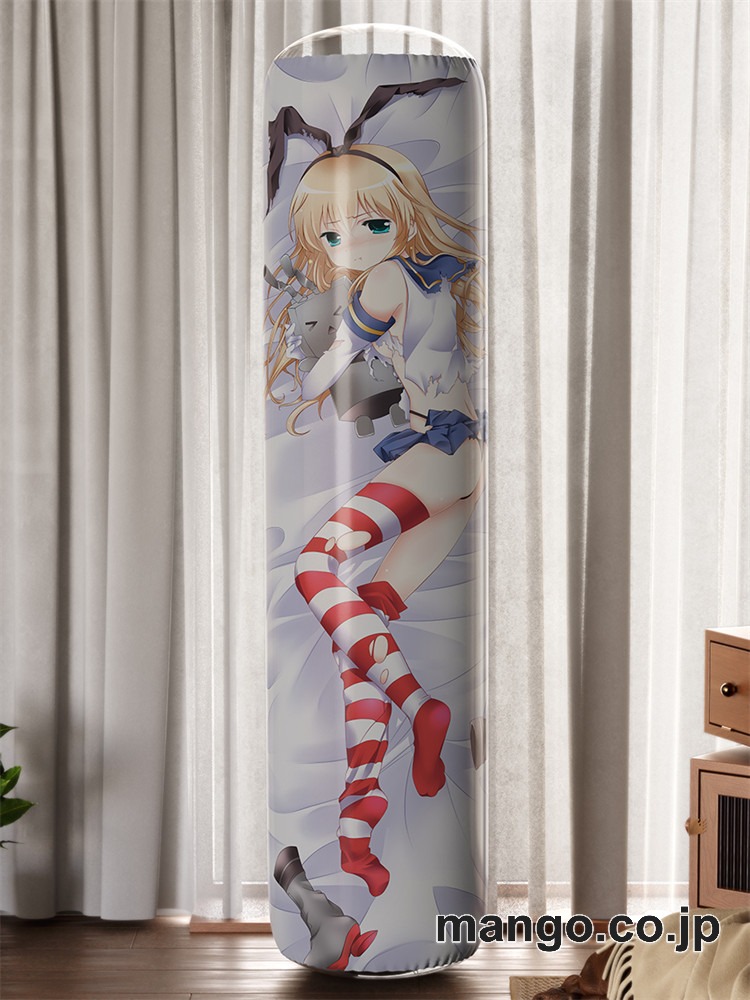【おきあがりこぼし】PVC フィギュア風 / 立体ディスプレイ アニメ キャラクター バランスクッション【艦隊これくしょん】島風 PVC製 キャラクターグッズ コレクション用 2