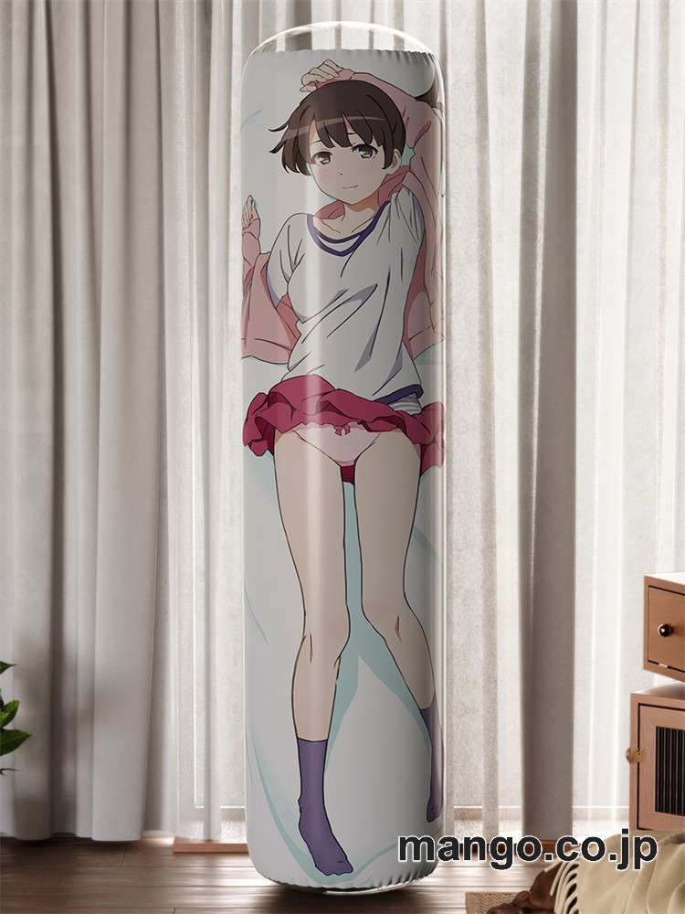【おきあがりこぼし】PVC フィギュア風 / 立体ディスプレイ アニメ キャラクター バランスクッション加藤恵 PVC製 キャラクターグッズ コレクション用 2