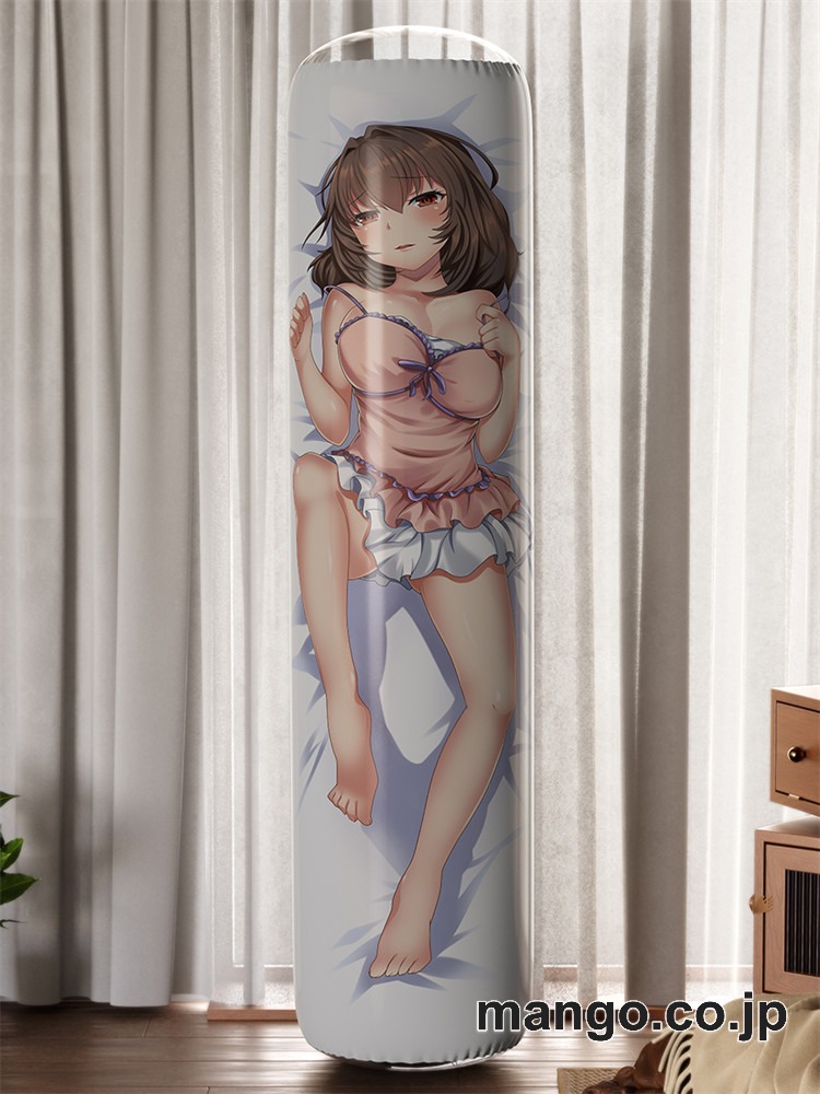 【おきあがりこぼし】PVC フィギュア風 / 立体ディスプレイ アニメ キャラクター バランスクッション【自宅警備員】添い寝で喘ぐ女。葛木由紀の PVC製 キャラクターグッズ コレクション用 2