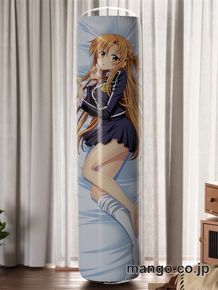 【おきあがりこぼし】PVC フィギュア風 / 立体ディスプレイ アニメ キャラクター バランスクッション【ソードアート・オンライン】結城 明日奈 PVC製 キャラクターグッズ コレクション用 2