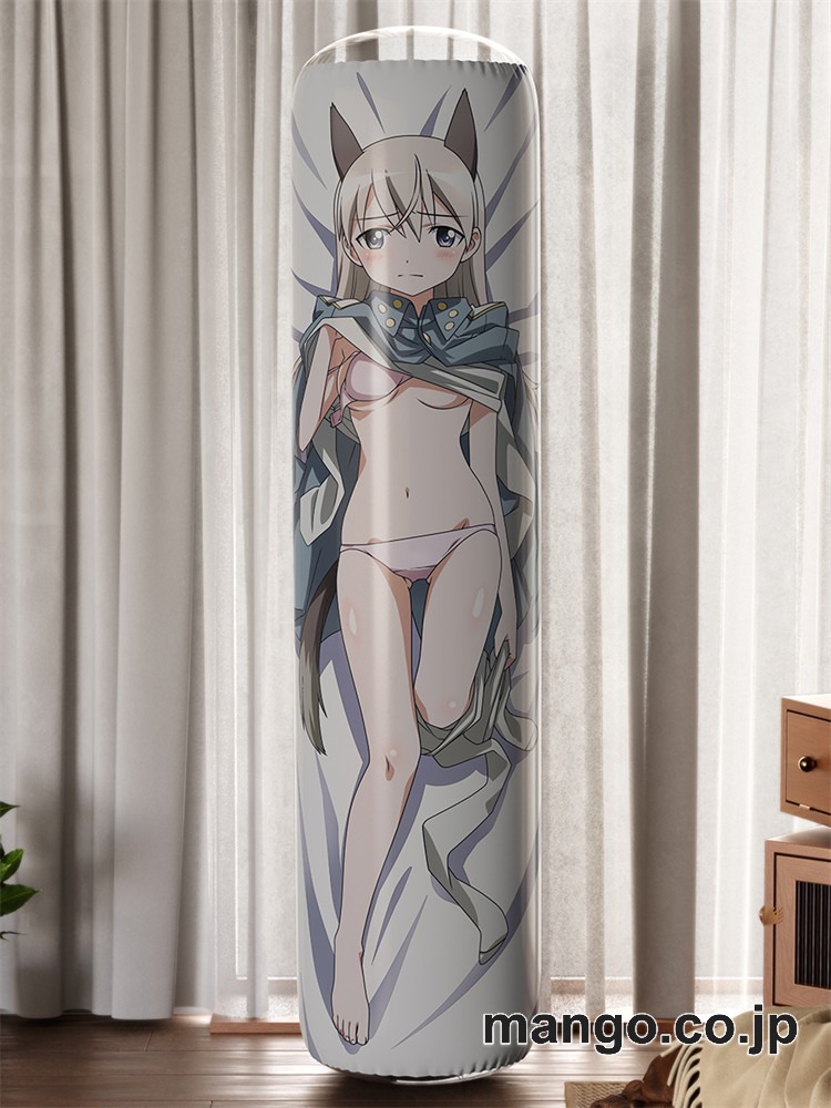 【おきあがりこぼし】PVC フィギュア風 / 立体ディスプレイ アニメ キャラクター バランスクッション【ストライクウィッチーズ】（エイラ） PVC製 キャラクターグッズ コレクション用