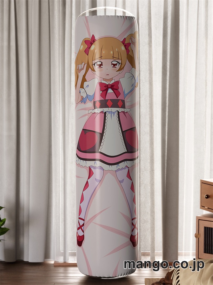 【おきあがりこぼし】PVC フィギュア風 / 立体ディスプレイ アニメ キャラクター バランスクッション【HUGっと！プリキュア】えみるキュアマシェリ PVC製 キャラクターグッズ コレクション用