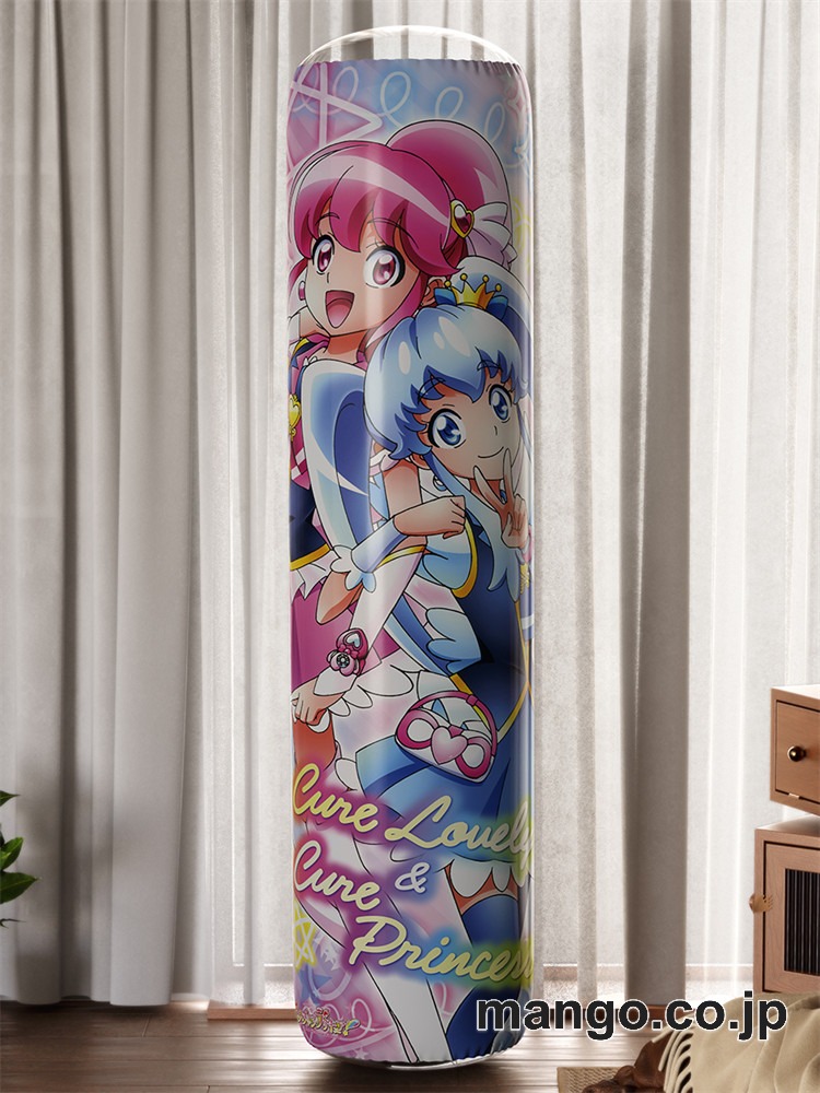 【おきあがりこぼし】PVC フィギュア風 / 立体ディスプレイ アニメ キャラクター バランスクッションハピネスチャージプリキュア！ PVC製 キャラクターグッズ コレクション用