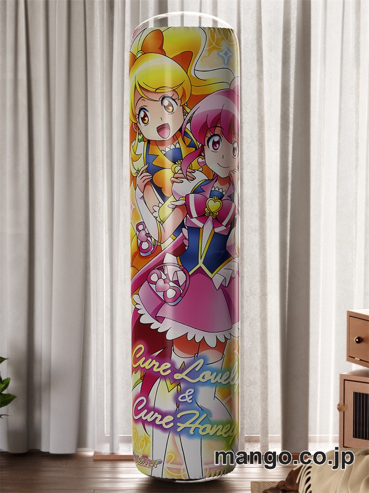 【おきあがりこぼし】PVC フィギュア風 / 立体ディスプレイ アニメ キャラクター バランスクッションハピネスチャージプリキュア！ PVC製 キャラクターグッズ コレクション用 2