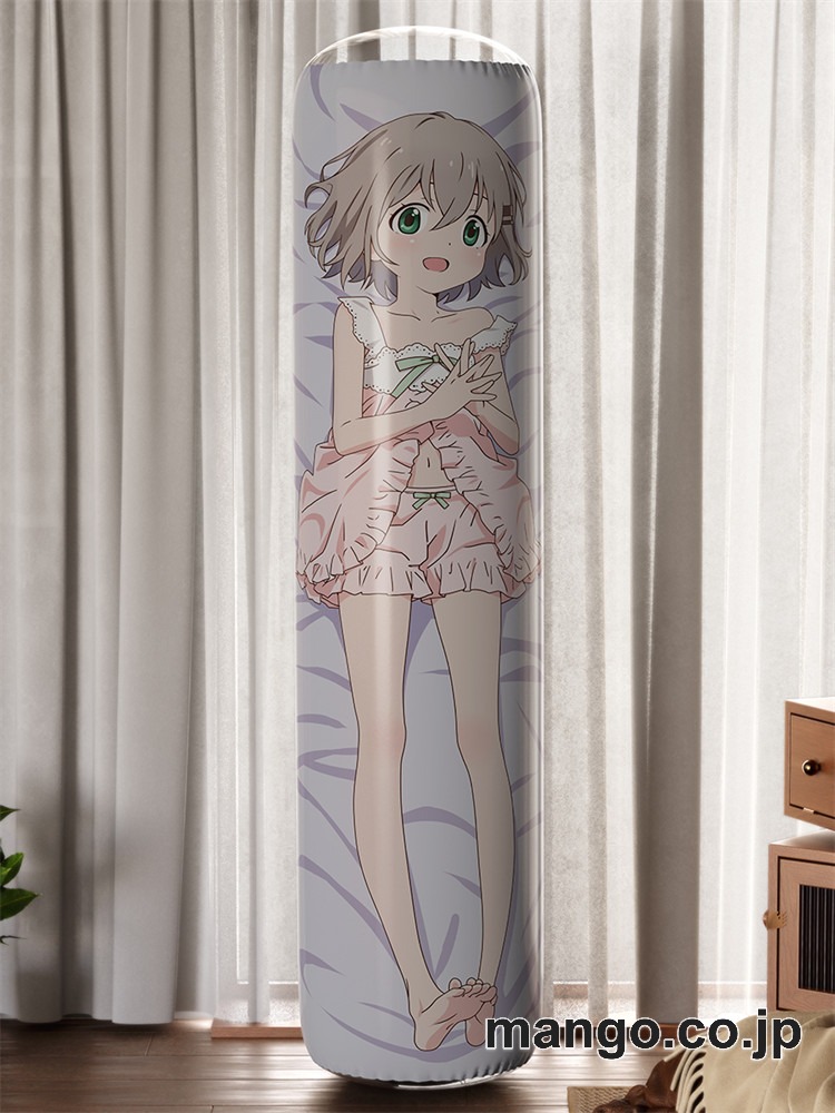 【おきあがりこぼし】PVC フィギュア風 / 立体ディスプレイ アニメ キャラクター バランスクッション【ヤマノススメ】雪村あおい PVC製 キャラクターグッズ コレクション用
