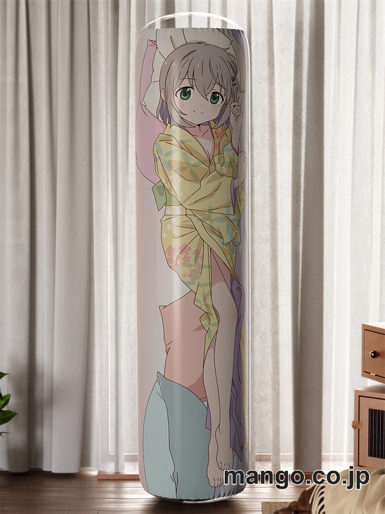 【おきあがりこぼし】PVC フィギュア風 / 立体ディスプレイ アニメ キャラクター バランスクッション【ヤマノススメ】雪村あおい PVC製 キャラクターグッズ コレクション用 2