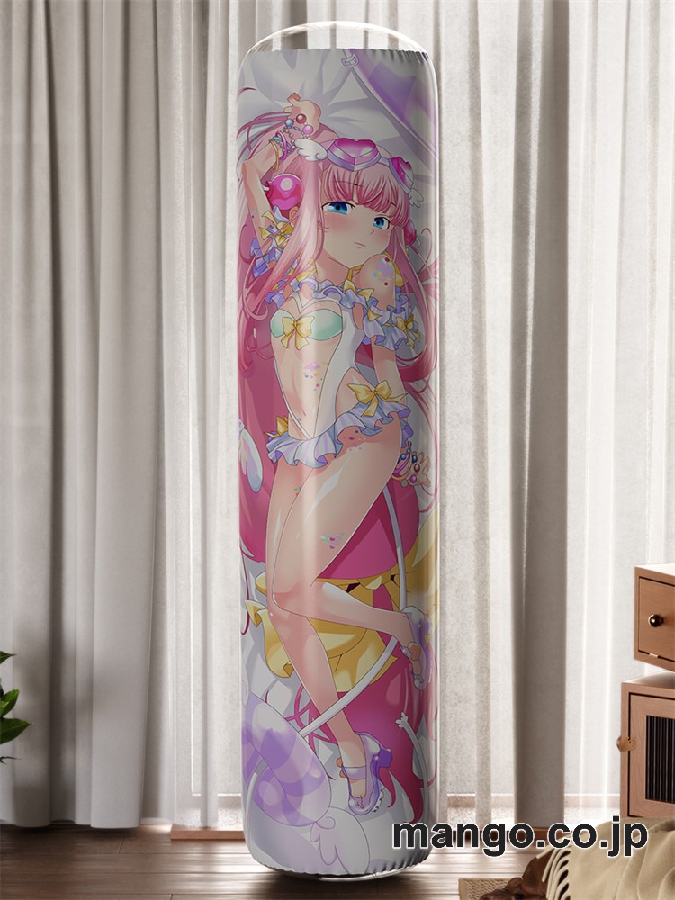 【おきあがりこぼし】PVC フィギュア風 / 立体ディスプレイ アニメ キャラクター バランスクッション【ボンバーガール】モモコ PVC製 キャラクターグッズ コレクション用 2