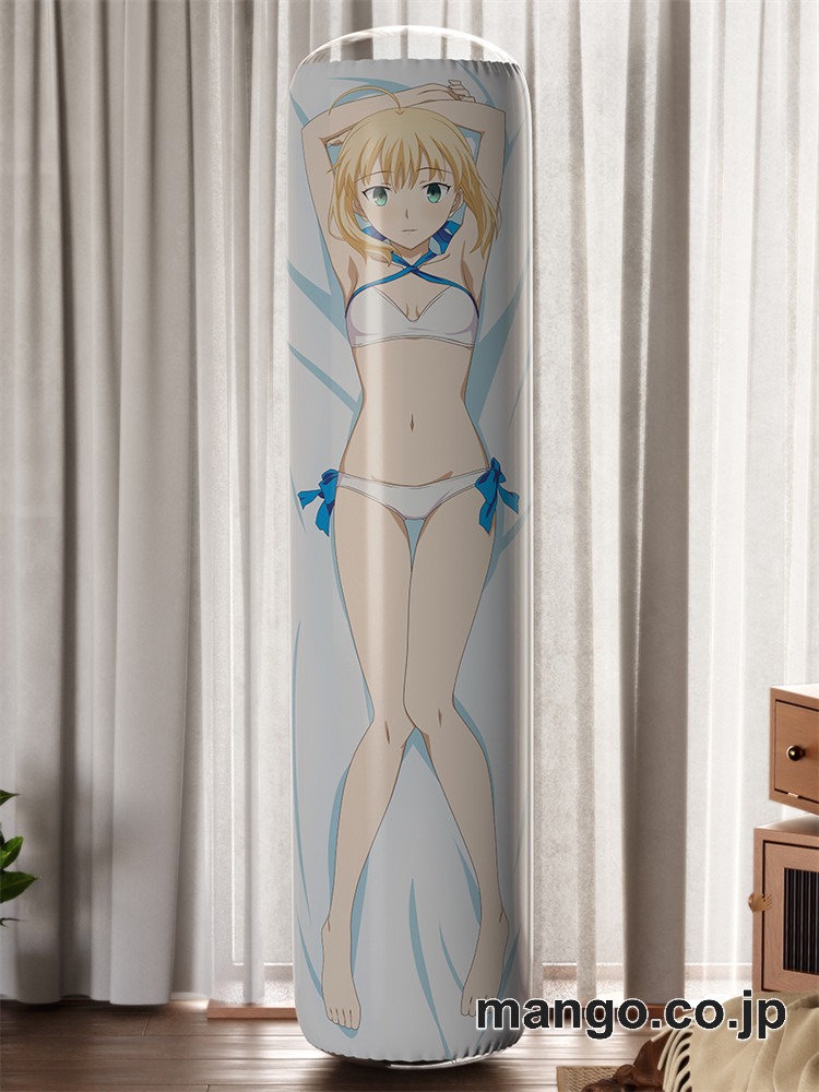 【おきあがりこぼし】PVC フィギュア風 / 立体ディスプレイ アニメ キャラクター バランスクッション【Fate stay night】セイバー PVC製 キャラクターグッズ コレクション用