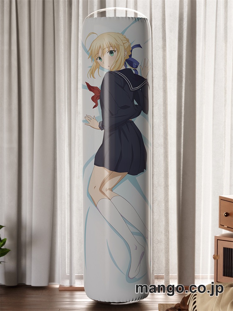 【おきあがりこぼし】PVC フィギュア風 / 立体ディスプレイ アニメ キャラクター バランスクッション【Fate stay night】セイバー PVC製 キャラクターグッズ コレクション用 2