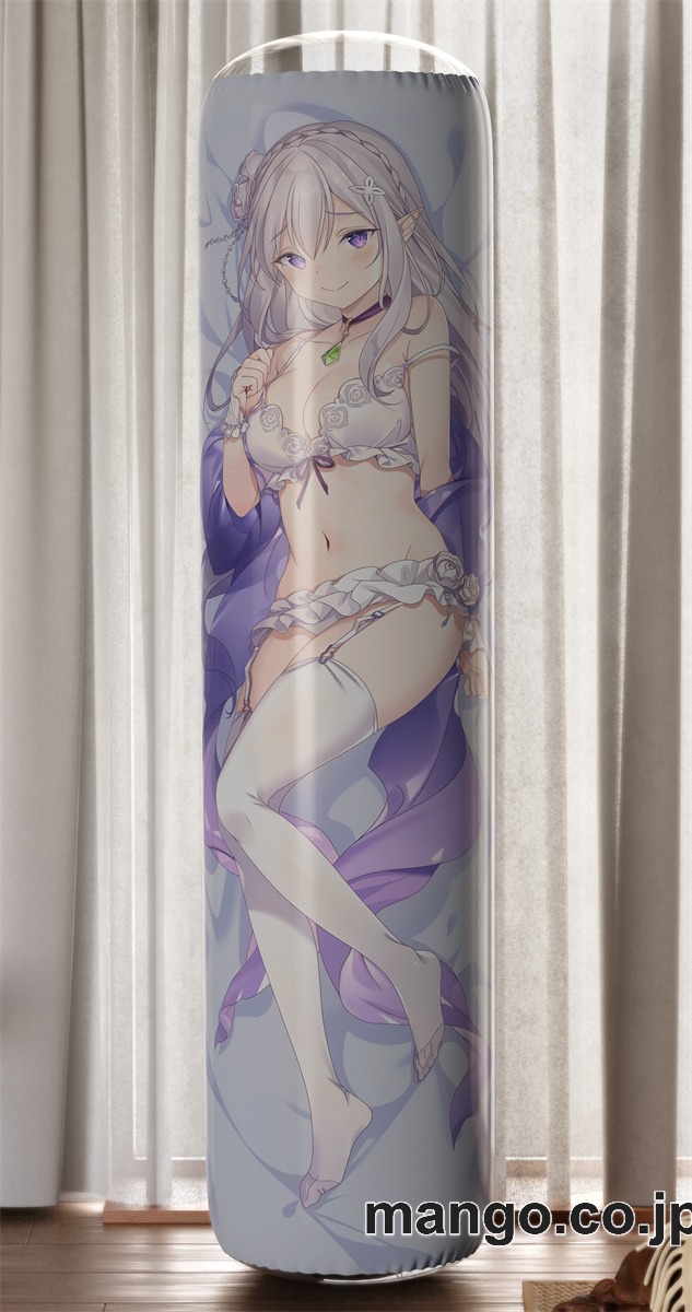 【おきあがりこぼし】PVC フィギュア風 / 立体ディスプレイ アニメ キャラクター バランスクッション【Re：ゼロから始める異世界生活】エミリア PVC製 キャラクターグッズ コレクション用