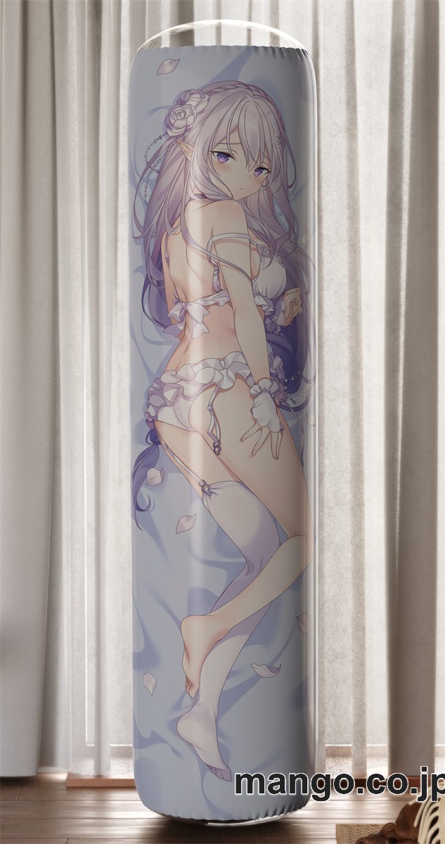 【おきあがりこぼし】PVC フィギュア風 / 立体ディスプレイ アニメ キャラクター バランスクッション【Re：ゼロから始める異世界生活】エミリア PVC製 キャラクターグッズ コレクション用 2