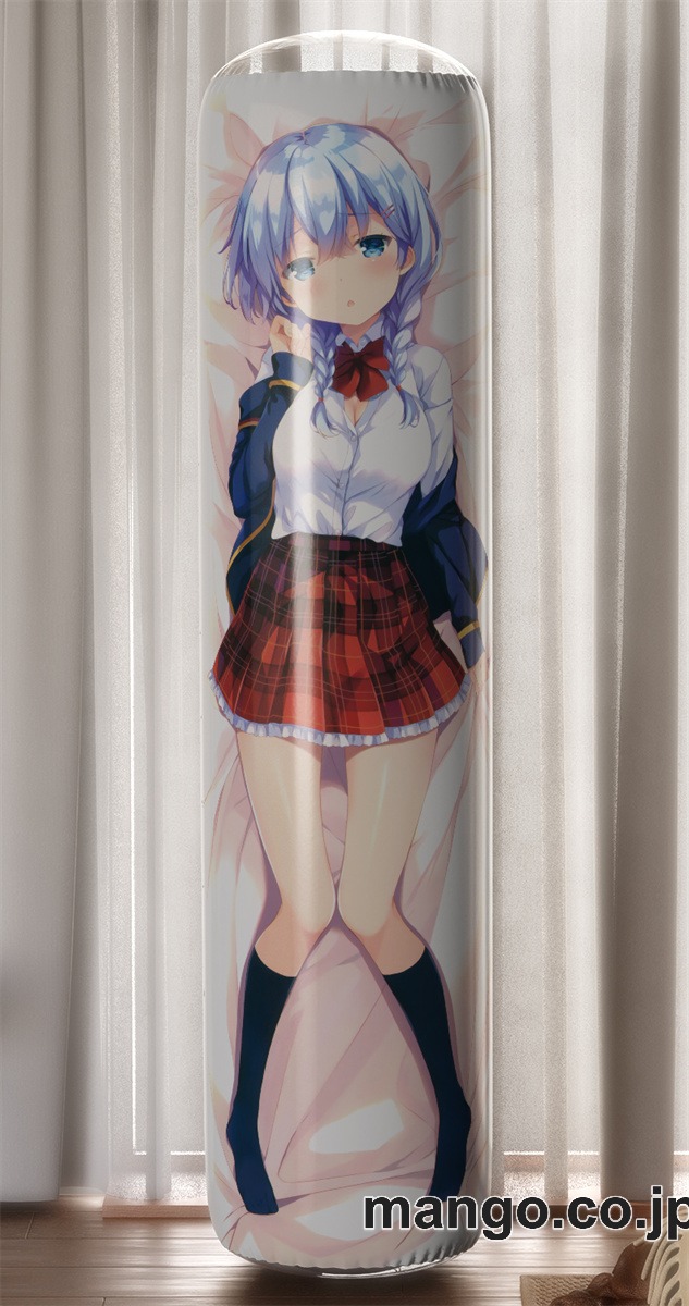 【おきあがりこぼし】PVC フィギュア風 / 立体ディスプレイ アニメ キャラクター バランスクッション【ガールフレンド（仮）】村上文緒 PVC製 キャラクターグッズ コレクション用