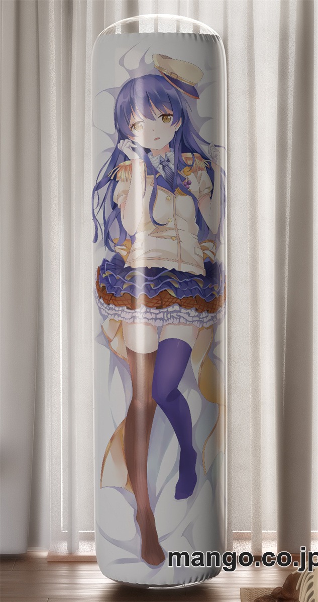 【おきあがりこぼし】PVC フィギュア風 / 立体ディスプレイ アニメ キャラクター バランスクッション【ラブライブ!】School idol project 園田海未 PVC製 キャラクターグッズ コレクション用