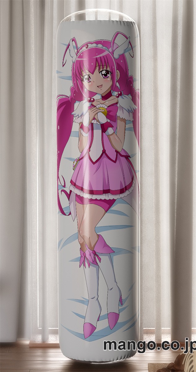 【おきあがりこぼし】PVC フィギュア風 / 立体ディスプレイ アニメ キャラクター バランスクッション【スマイルプリキュア】星空みゆきキュアハッピー PVC製 キャラクターグッズ コレクション用 2