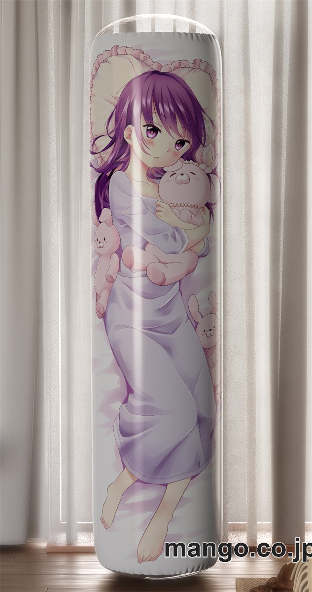 【おきあがりこぼし】PVC フィギュア風 / 立体ディスプレイ アニメ キャラクター バランスクッション【こみっくがーるず】小夢＆琉姫 PVC製 キャラクターグッズ コレクション用 2