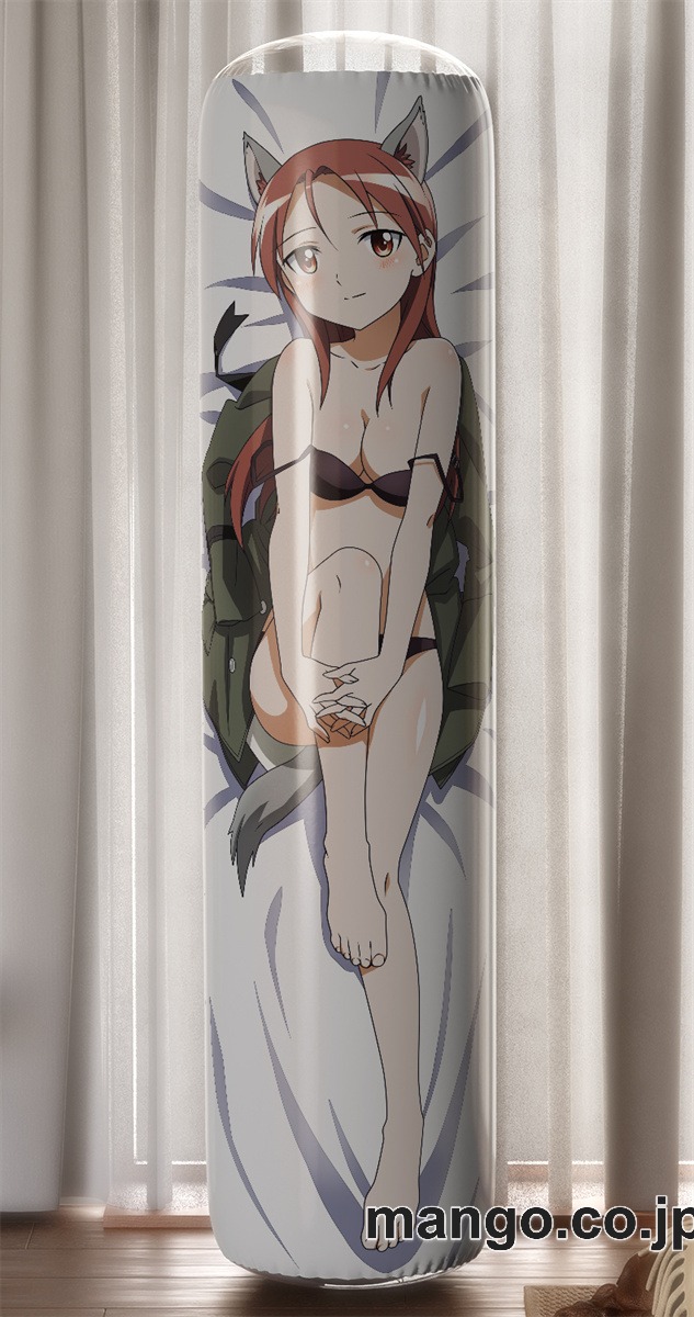 【おきあがりこぼし】PVC フィギュア風 / 立体ディスプレイ アニメ キャラクター バランスクッション【ストライクウィッチーズ】（ミーナ） PVC製 キャラクターグッズ コレクション用