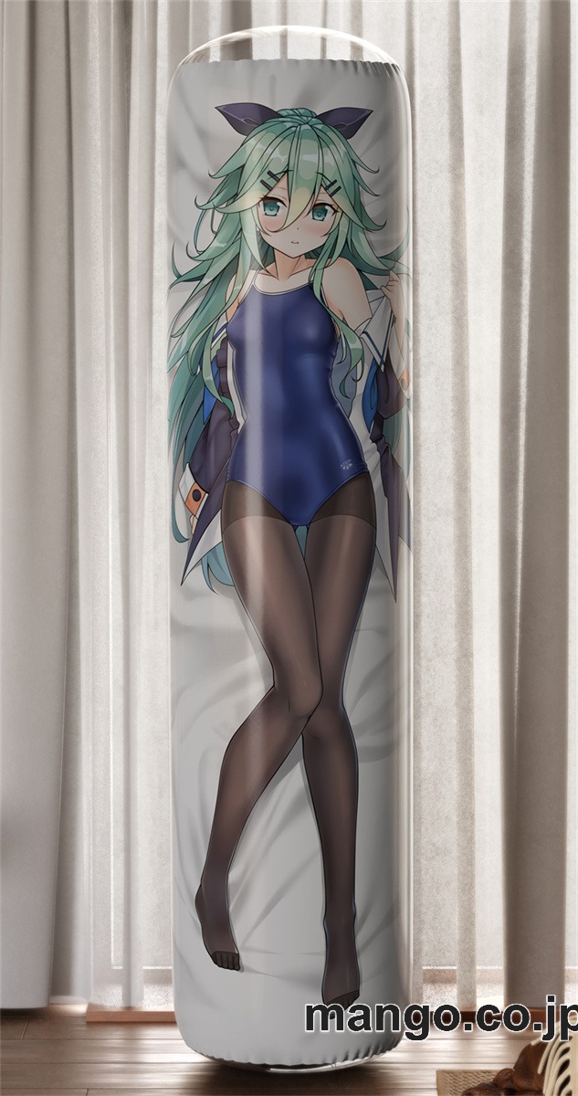 【おきあがりこぼし】PVC フィギュア風 / 立体ディスプレイ アニメ キャラクター バランスクッション【艦隊これくしょん】山風 スク水タイツ PVC製 キャラクターグッズ コレクション用