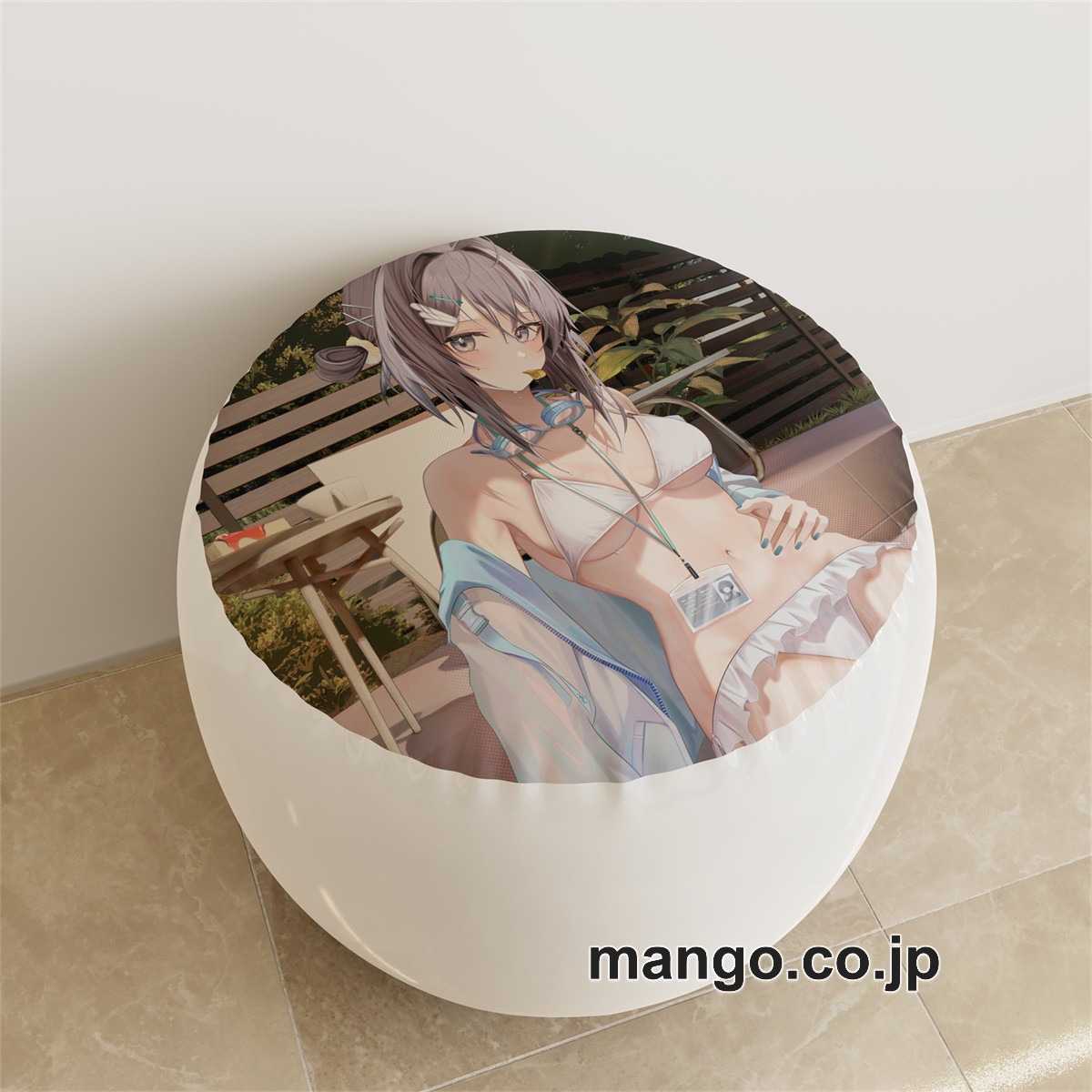 PVC ラウンドスツール【アークナイツ】ラ・プルマ アニメ キャラクターグッズ PVC製 ラウンドスツール コレクション用 2