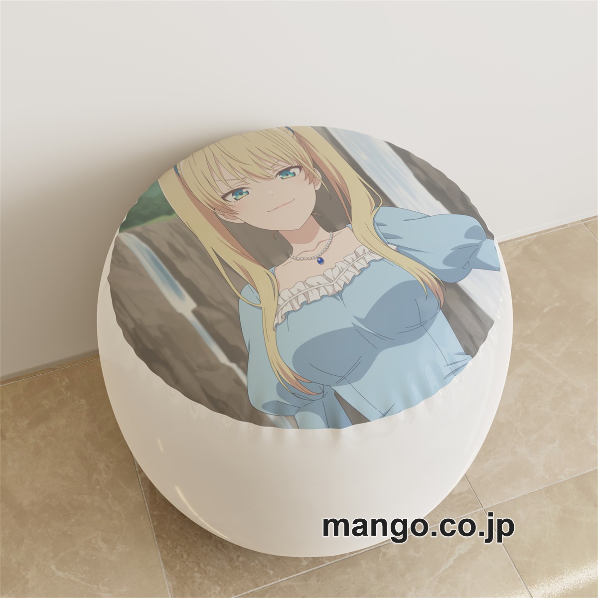 PVC ラウンドスツール【カノジョも彼女】星崎理香 アニメ キャラクターグッズ PVC製 ラウンドスツール コレクション用