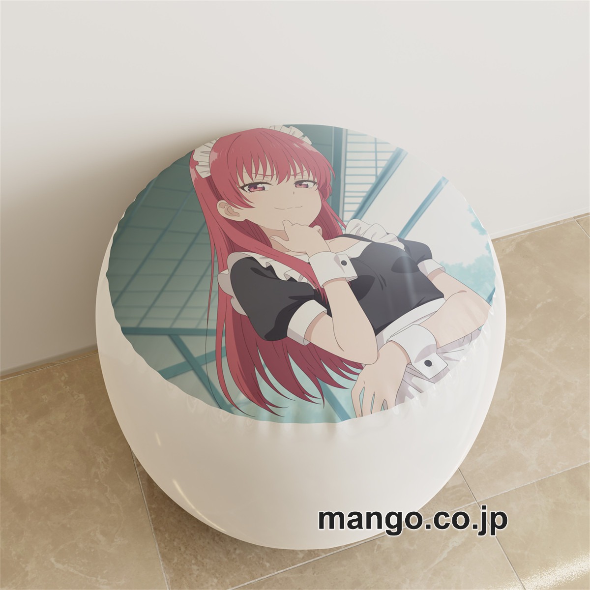 PVC ラウンドスツール【カノジョも彼女】佐木咲 アニメ キャラクターグッズ PVC製 ラウンドスツール コレクション用