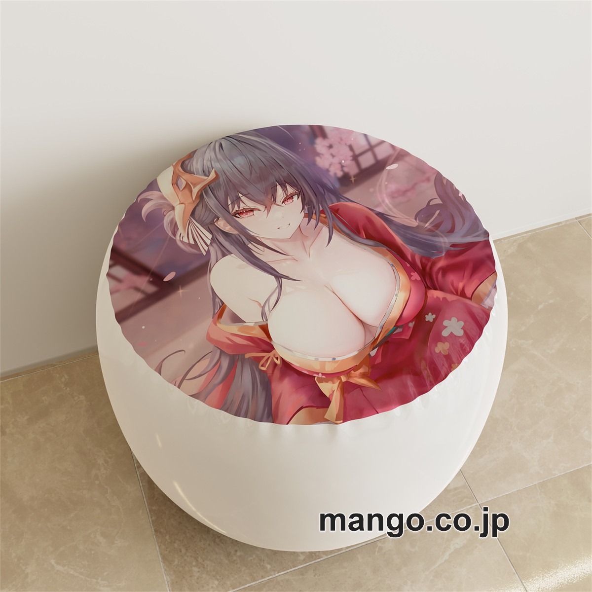 PVC ラウンドスツール【アズールレーン】大鳳 海天 アニメ キャラクターグッズ PVC製 ラウンドスツール コレクション用 2