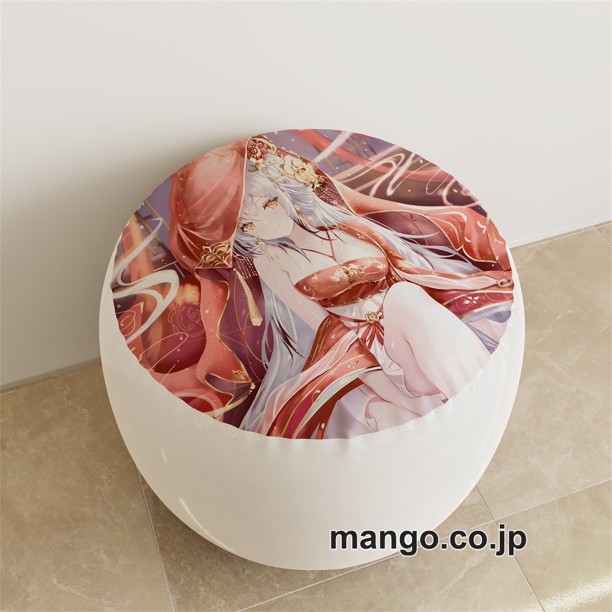 PVC ラウンドスツール【アズールレーン】海天 能代 アニメ キャラクターグッズ PVC製 ラウンドスツール コレクション用