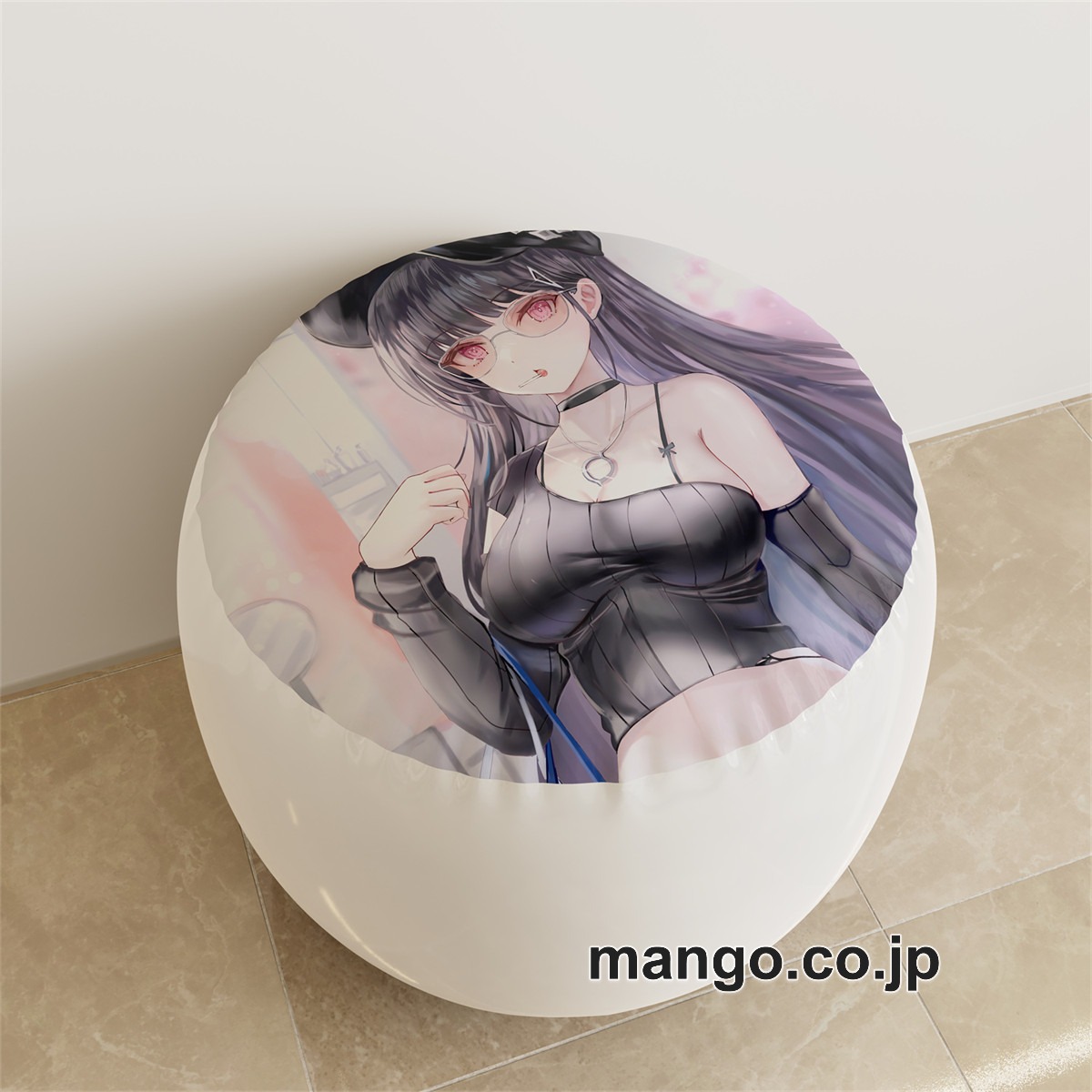 PVC ラウンドスツール【アズールレーン】海天 能代 アニメ キャラクターグッズ PVC製 ラウンドスツール コレクション用 2