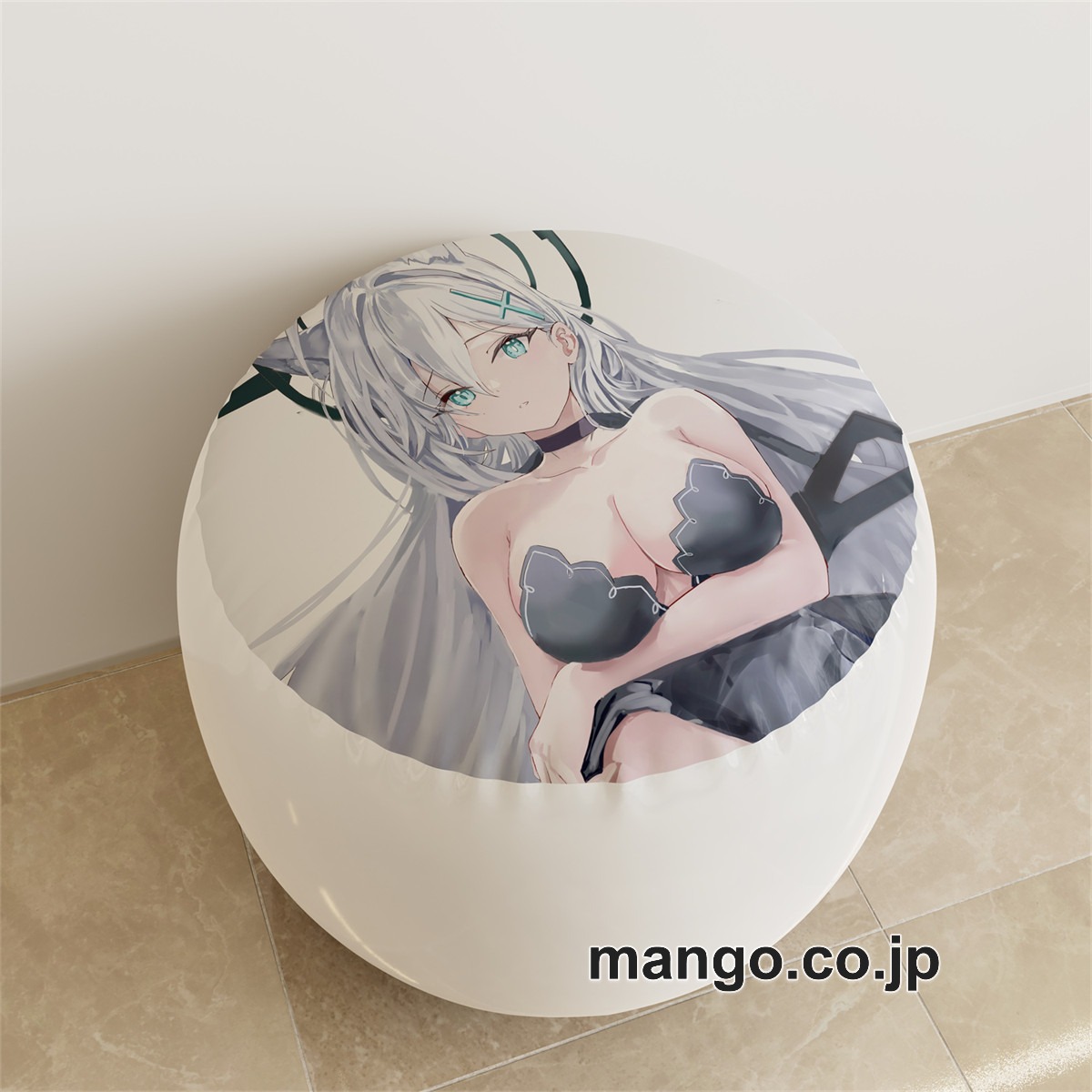 PVC ラウンドスツール【ブルーアーカイブ】竜華キサキ 砂狼シロコ アニメ キャラクターグッズ PVC製 ラウンドスツール コレクション用 2