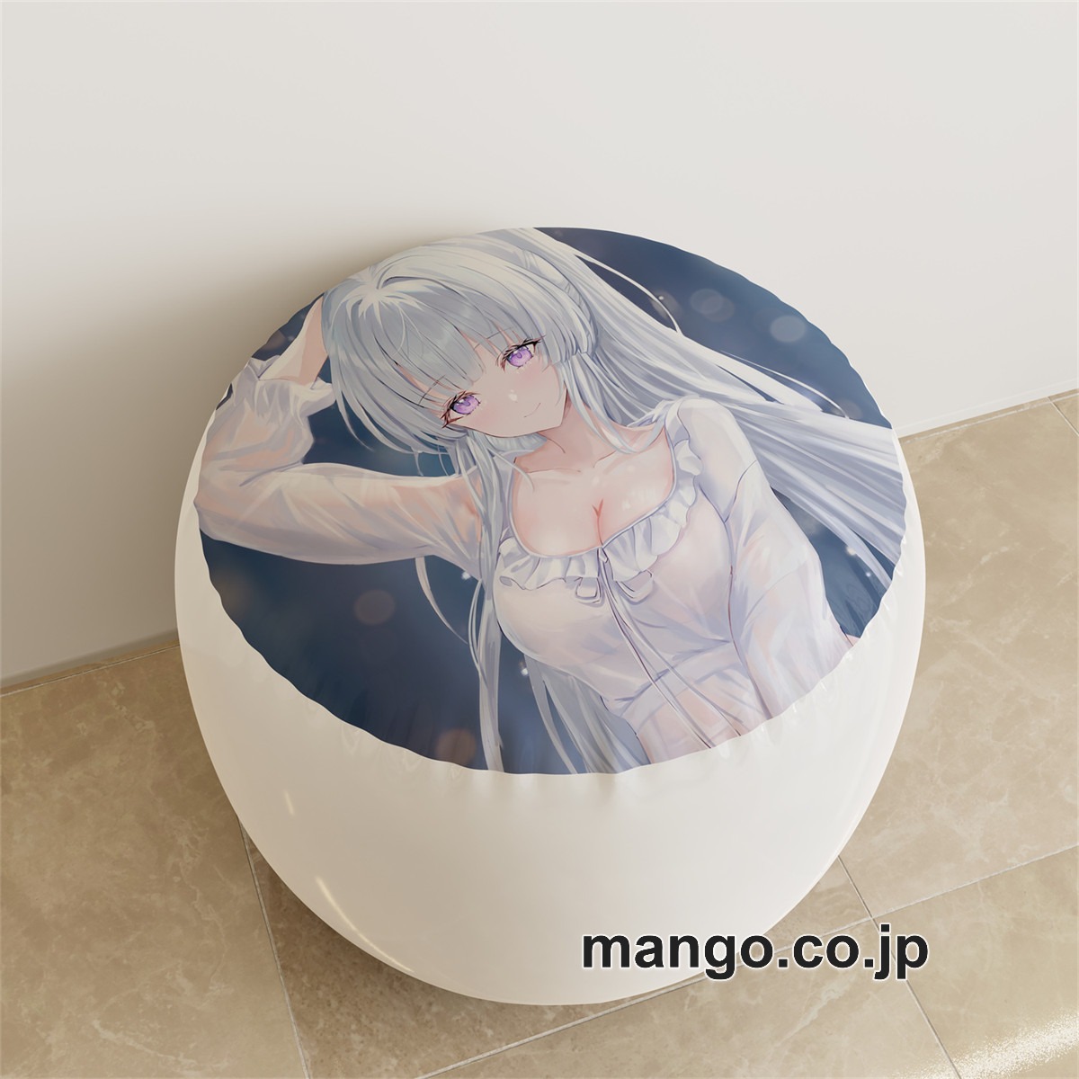PVC ラウンドスツール【ブルーアーカイブ】水羽ミモリ 生塩ノア アニメ キャラクターグッズ PVC製 ラウンドスツール コレクション用 2